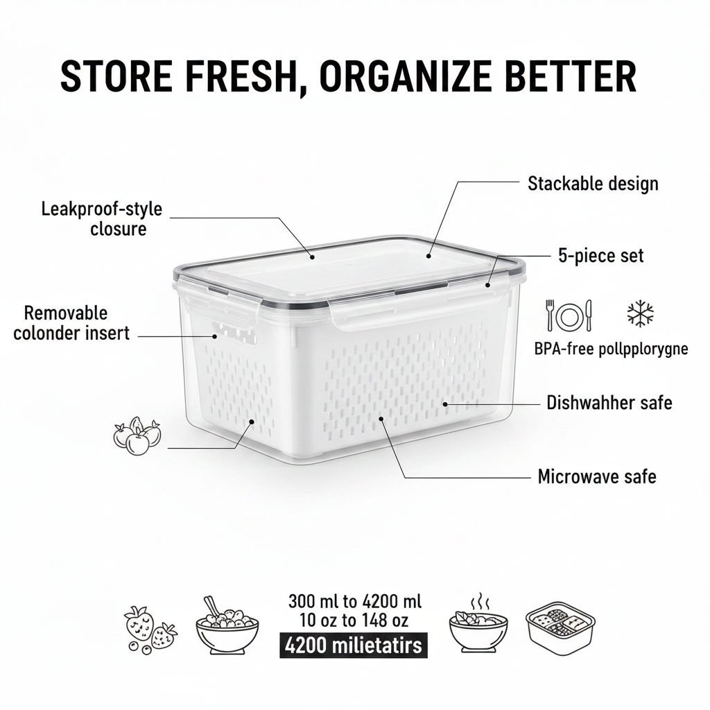 FreshPod™ Food Storage Containers