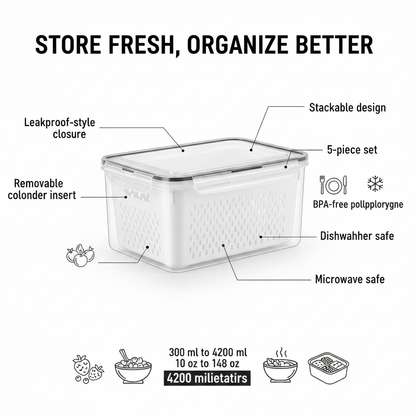 FreshPod™ Food Storage Containers