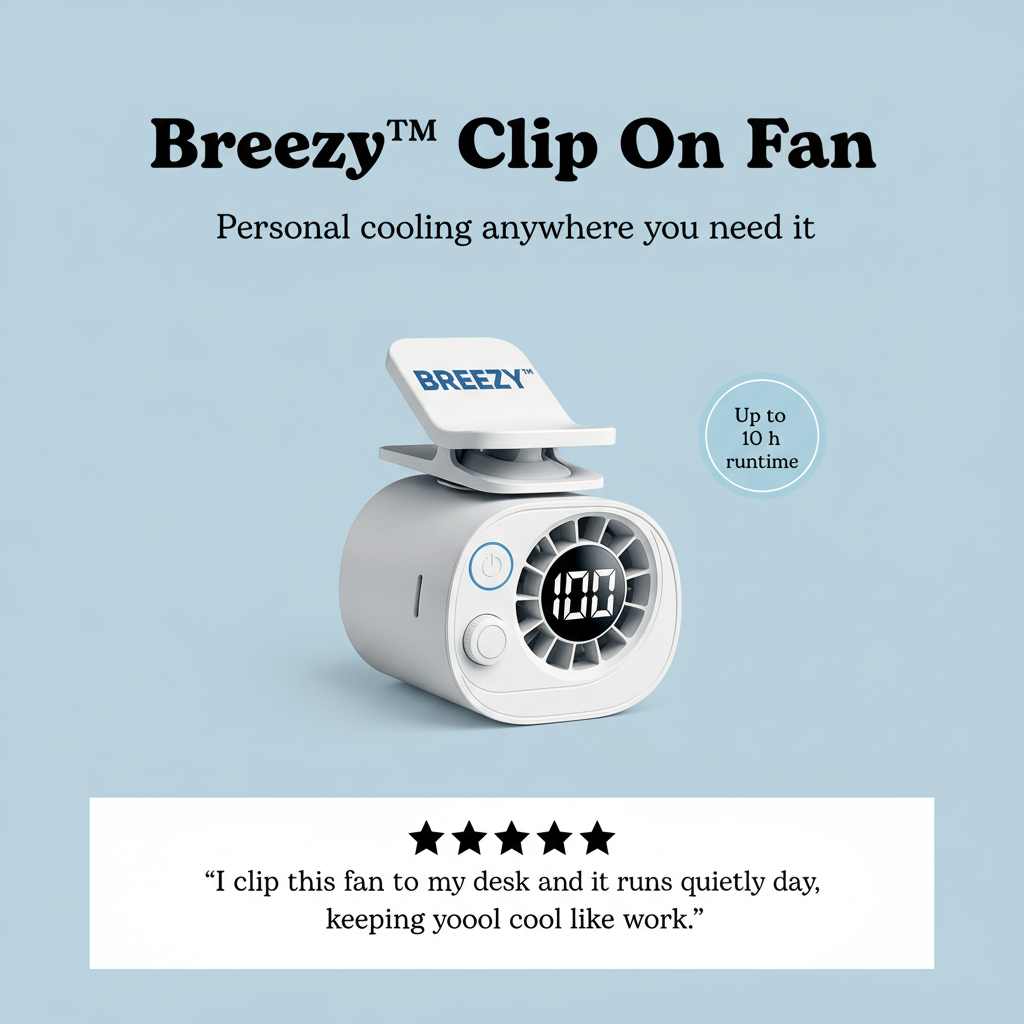 Breezy™ Clip On Fan