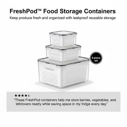 FreshPod™ Food Storage Containers