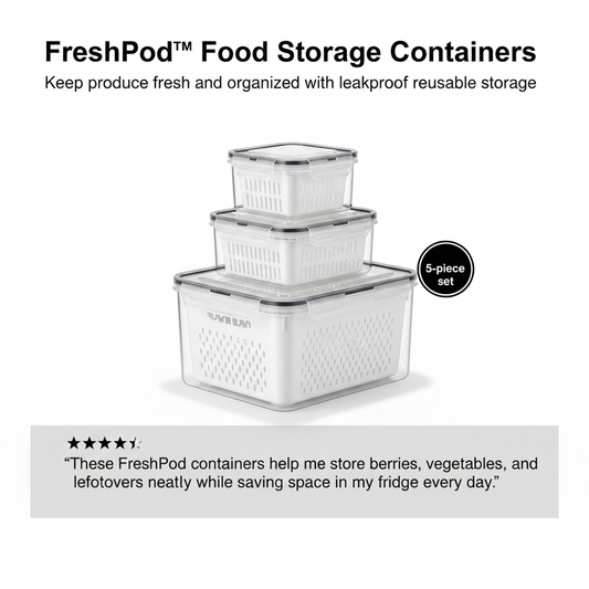 FreshPod™ Food Storage Containers