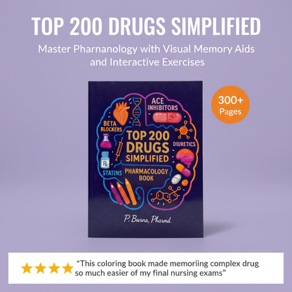 200 Drugs Simplified Pharmacology Book